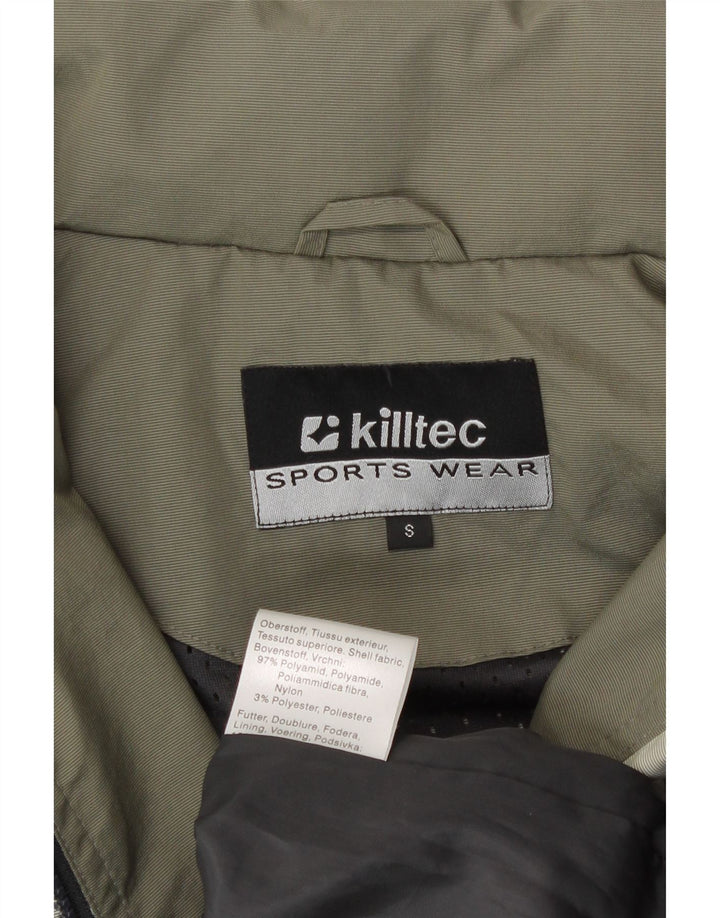 Giacca antipioggia con cappuccio da uomo Killtec UK 36 Small Verde Poliammide