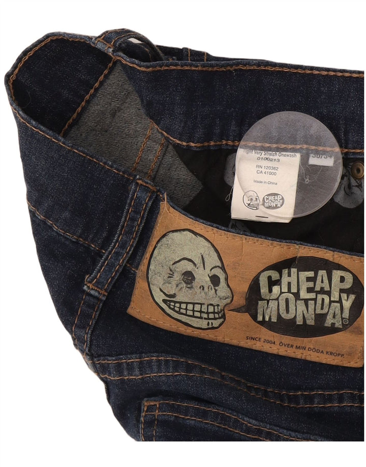 Jeans slim da donna economici Monday W30 L34 cotone blu navy