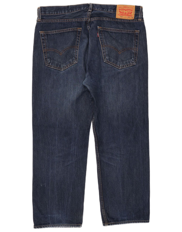 Jeans dritti da uomo Levi's W36 L27 cotone blu