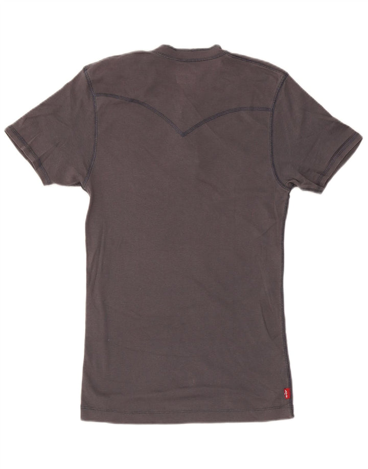 T-shirt da uomo Levi's Top Large in cotone grigio