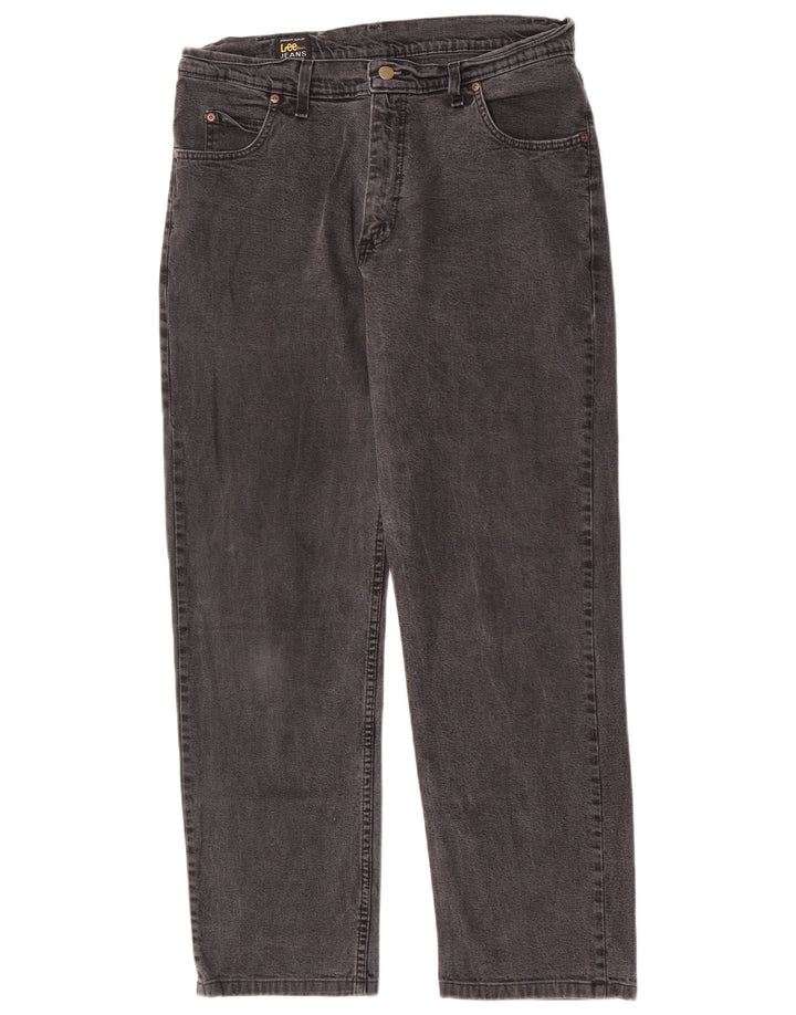 Jeans dritti da uomo Lee Brooklyn W36 L30 cotone grigio