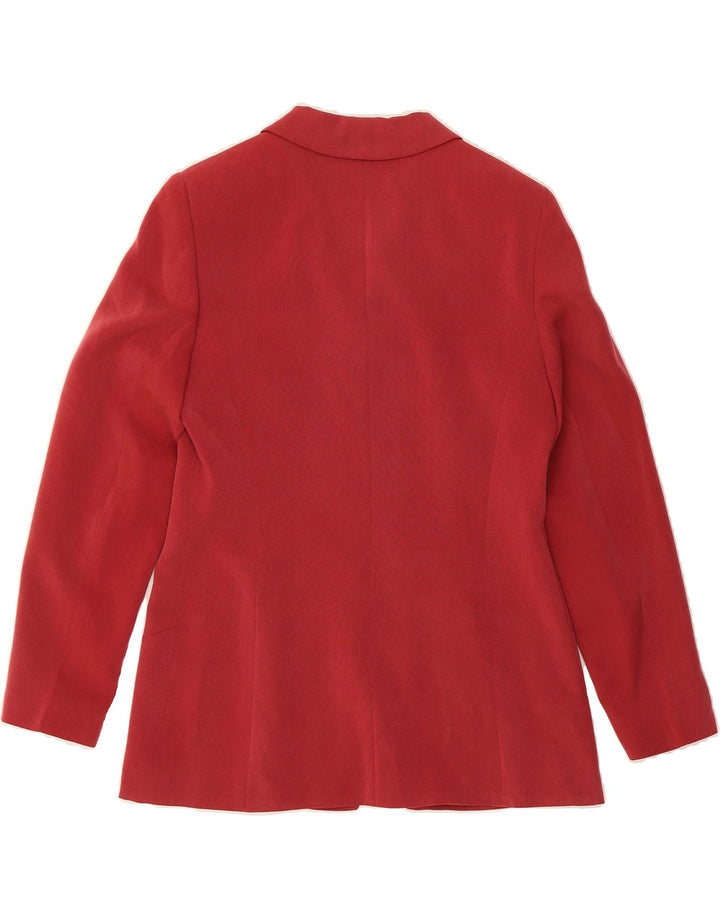 GERRY WEBER Womens 4 Button 2 Piece Skirt Set UK 12 Medium W26 Red Cupro Vintage Gerry Weber and Second-Hand Gerry Weber from Messina Hembry 