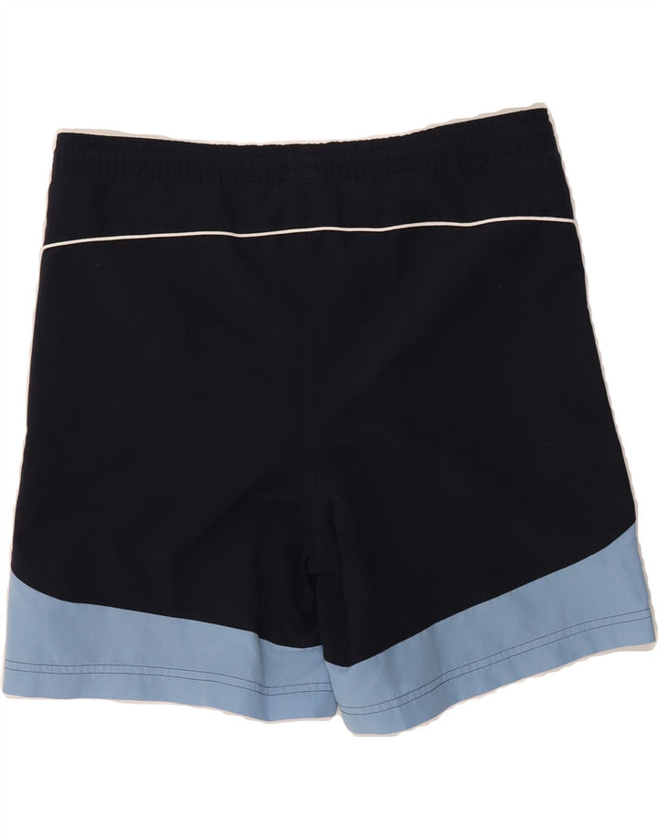 ADIDAS Boys Sport Shorts 13-14 Years  Navy Blue Colourblock Polyester Vintage Adidas and Second-Hand Adidas from Messina Hembry 