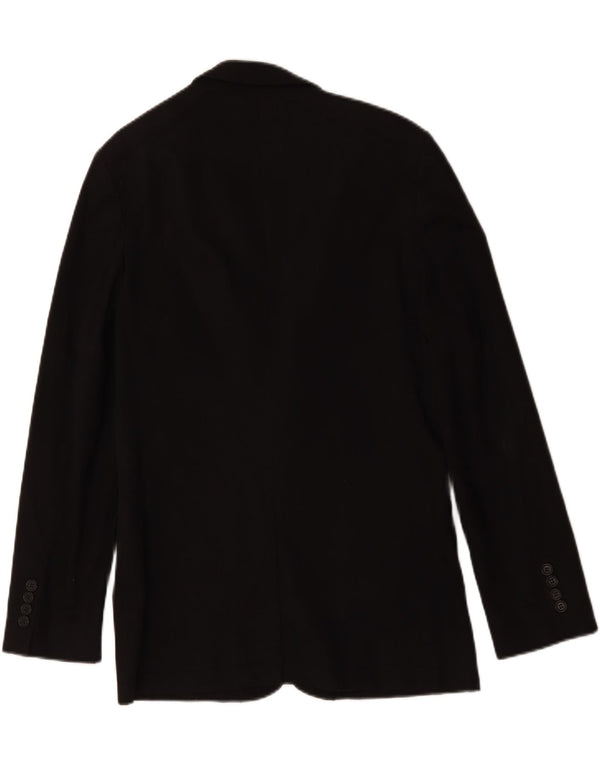 Giacca blazer a 2 bottoni da uomo Zara EU 50 viscosa nera media