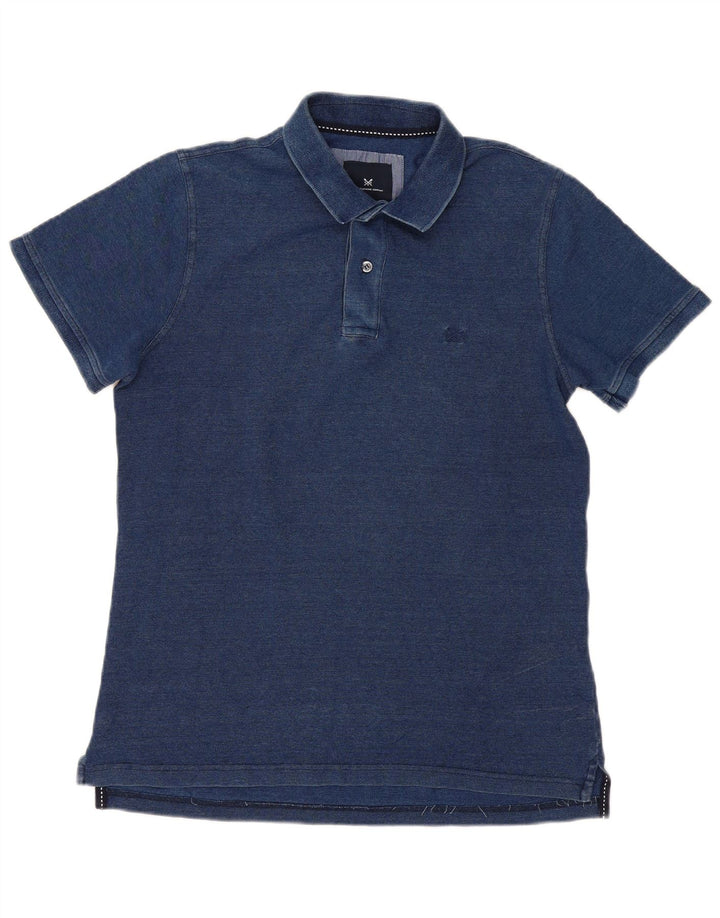 Crew Clothing Polo da uomo in cotone medio blu navy