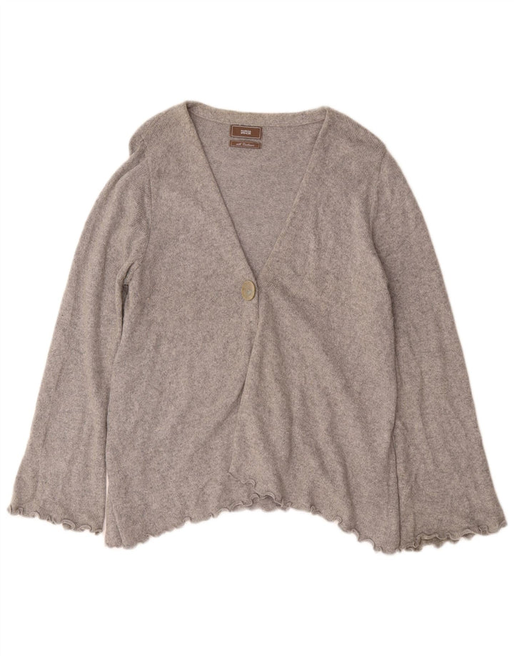 Maglione cardigan da donna Marks & Spencer UK 20 2XL Cashmere grigio