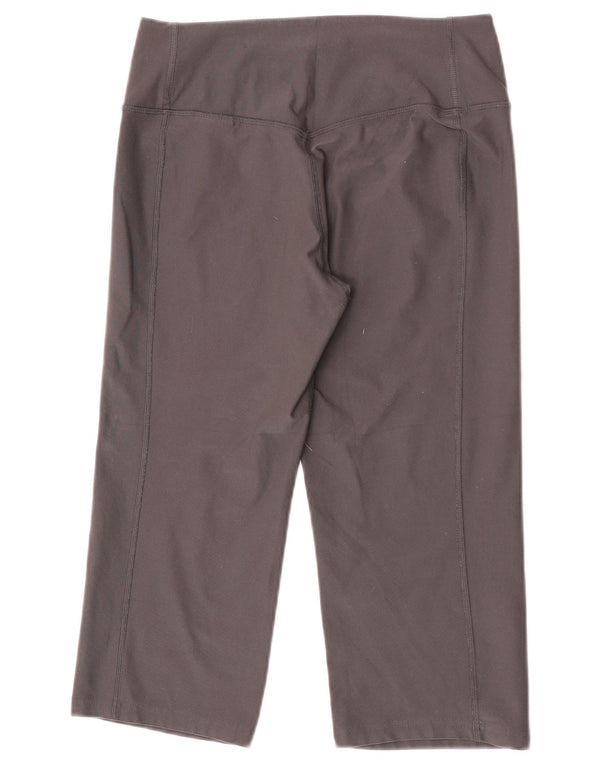 Leggings Nike Dri Fit Capri da donna UK 14 poliestere grigio medio