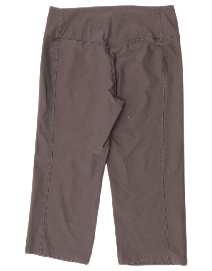 Leggings Nike Dri Fit Capri da donna UK 14 poliestere grigio medio