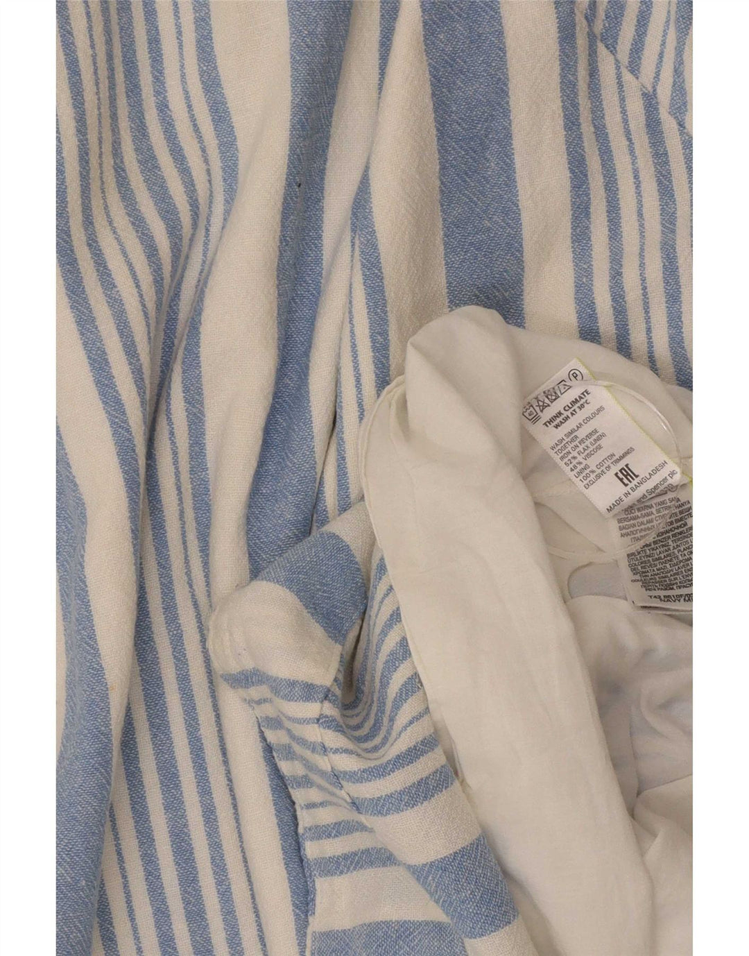 Abito basic senza maniche da donna Marks & Spencer UK 16 a righe grandi blu
