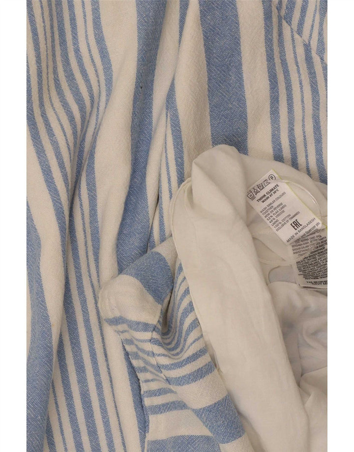 Abito basic senza maniche da donna Marks & Spencer UK 16 a righe grandi blu