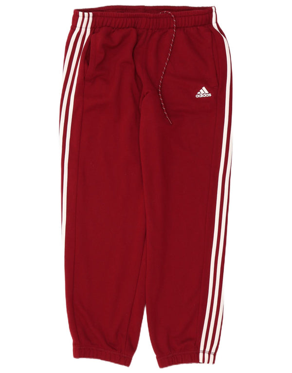 Pantaloni da tuta da uomo Adidas Joggers grandi in cotone bordeaux