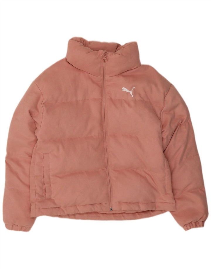 Giacca imbottita da donna Puma UK 14 poliestere rosa medio