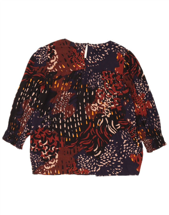 Camicetta oversize da donna Fat Face Top UK 10 Piccolo maculato multicolore