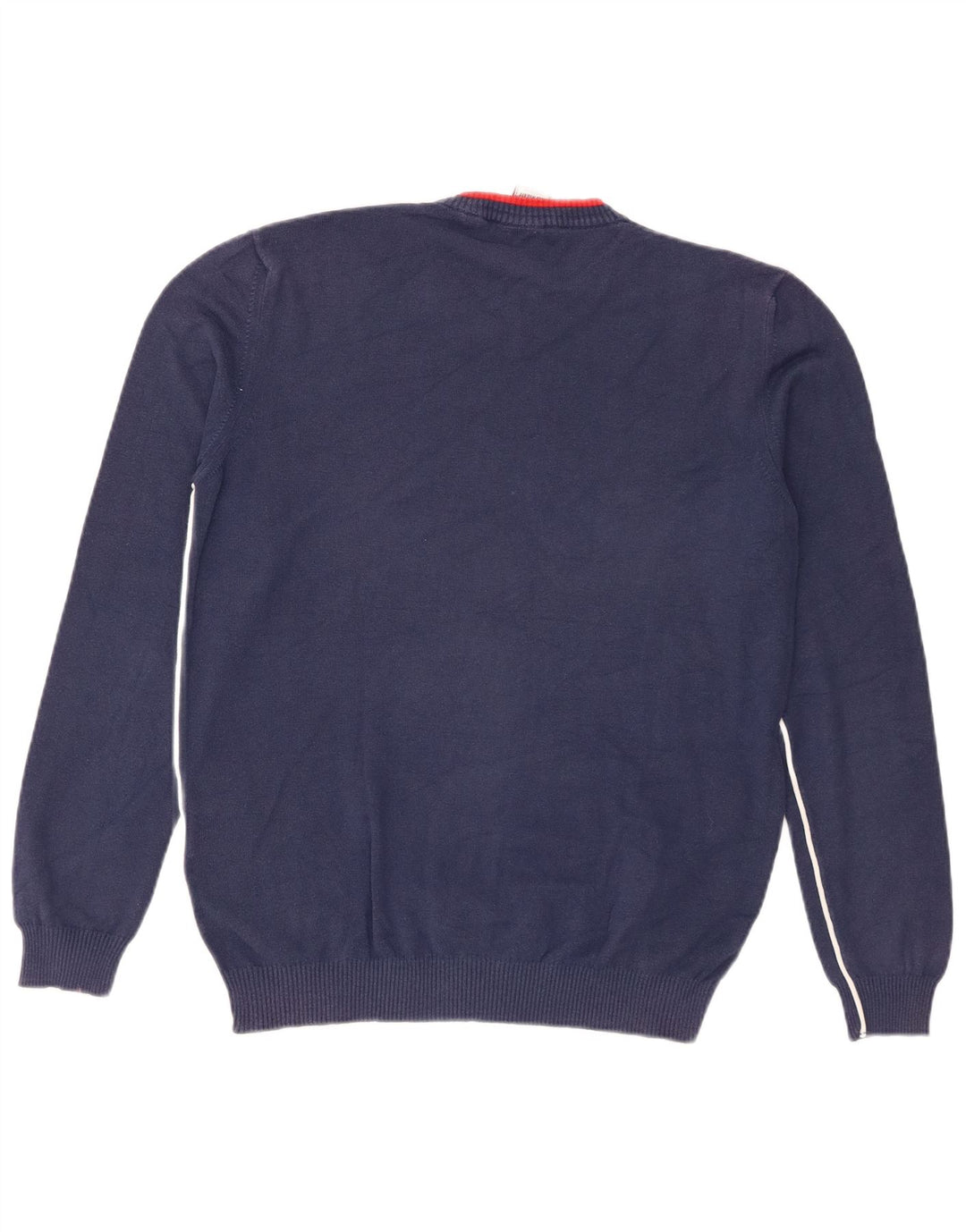 Murphy & Nye Maglione da uomo con scollo a V Sailmakers Grande cotone blu navy