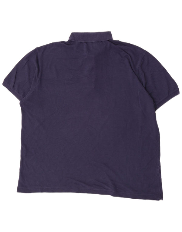 Polo da uomo Lacoste taglia 8 3XL cotone blu navy