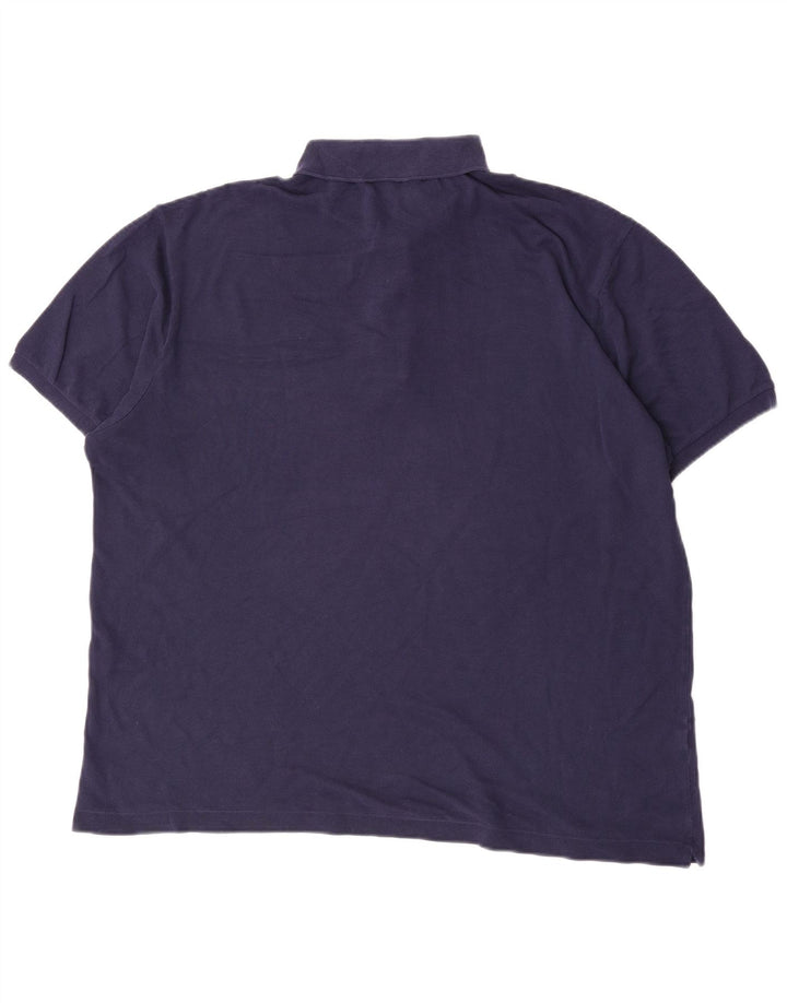 Polo da uomo Lacoste taglia 8 3XL cotone blu navy