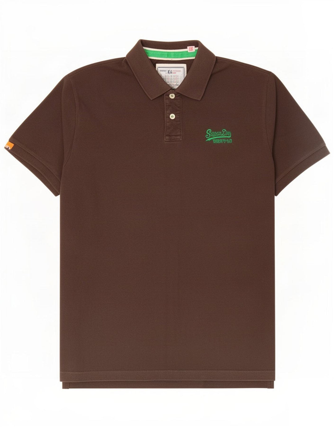 Polo da uomo Superdry 2XL in cotone marrone