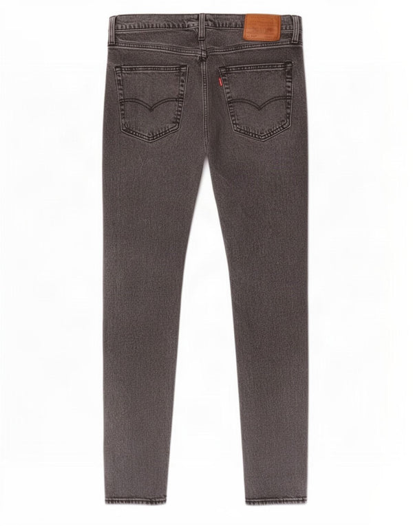Jeans Levi's da uomo slim affusolati W33 L32 cotone grigio