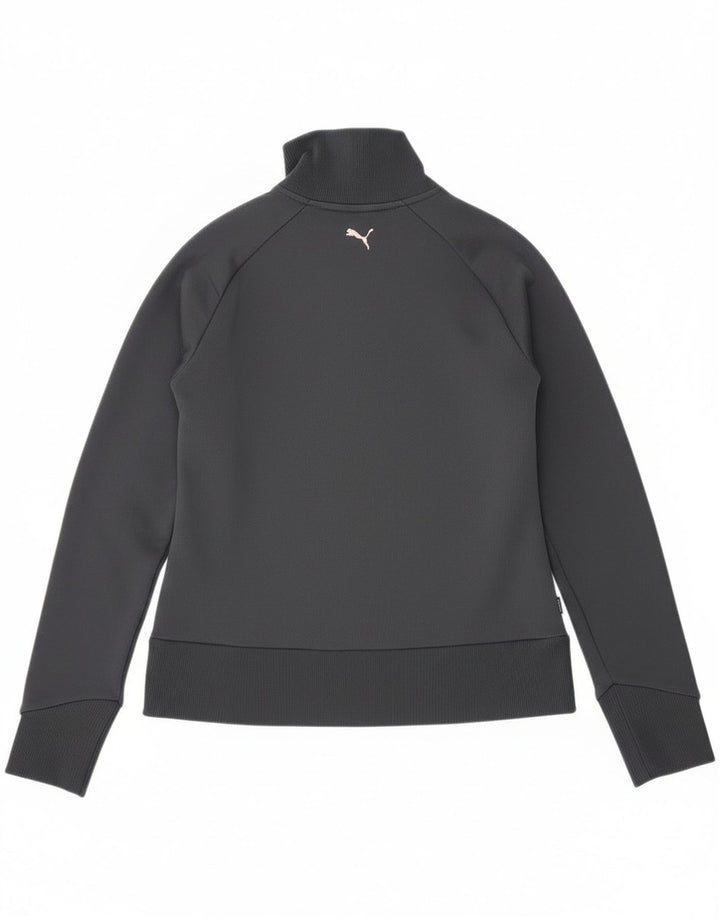Giacca da tuta grafica da donna Puma UK 14 Blocco colore grigio medio