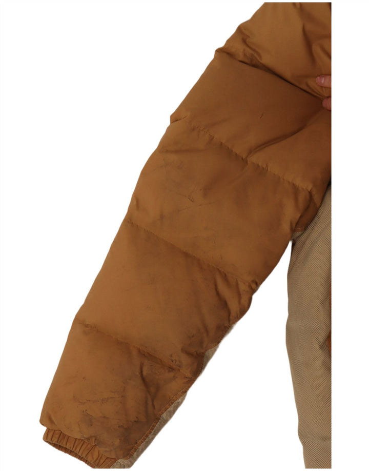 Giacca imbottita oversize da uomo Timberland Weathergear UK 36 piccola gialla