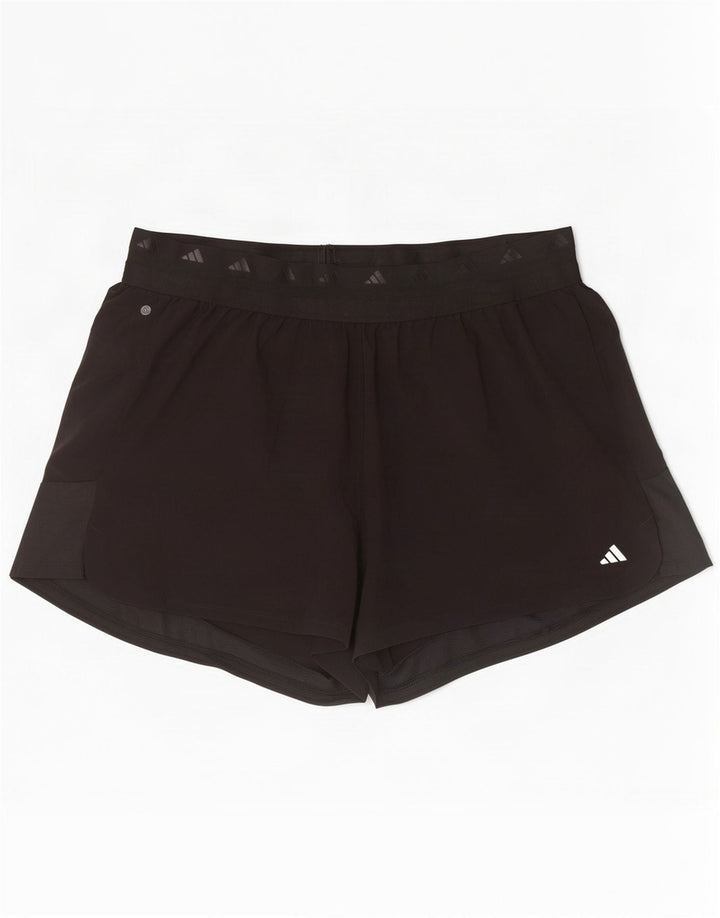 Pantaloncini sportivi Adidas Aeroready Graphic da uomo 2XL poliestere nero
