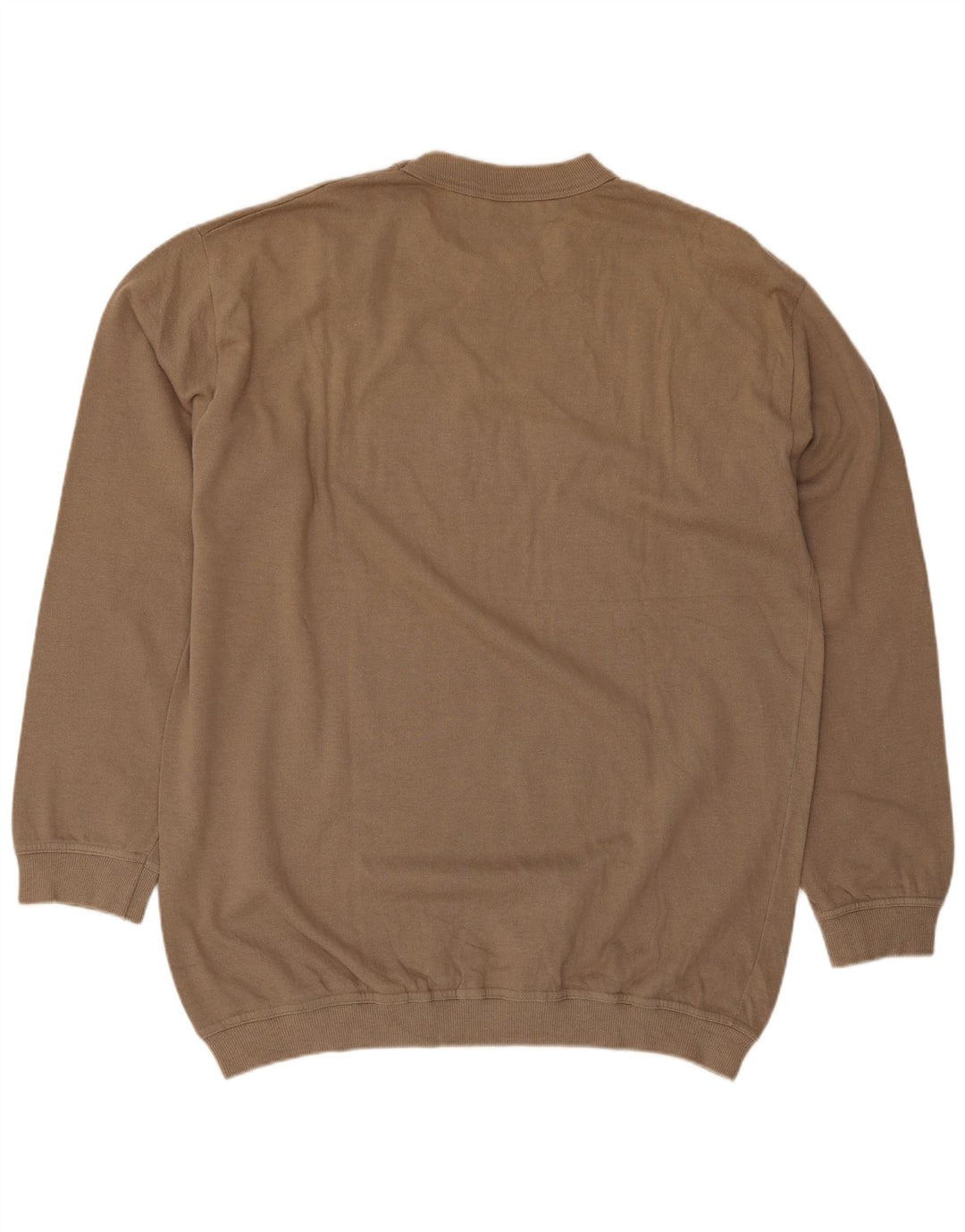 Fila Felpa grafica da uomo Maglione grande in cotone beige