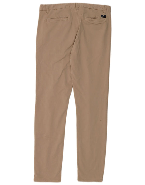 Pantaloni chino slim da uomo French Connection W34 L32 in cotone beige