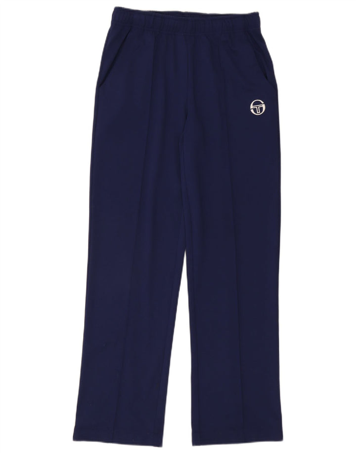 Pantaloni da tuta da donna Sergio Tacchini UK 8 Small Poliestere blu navy