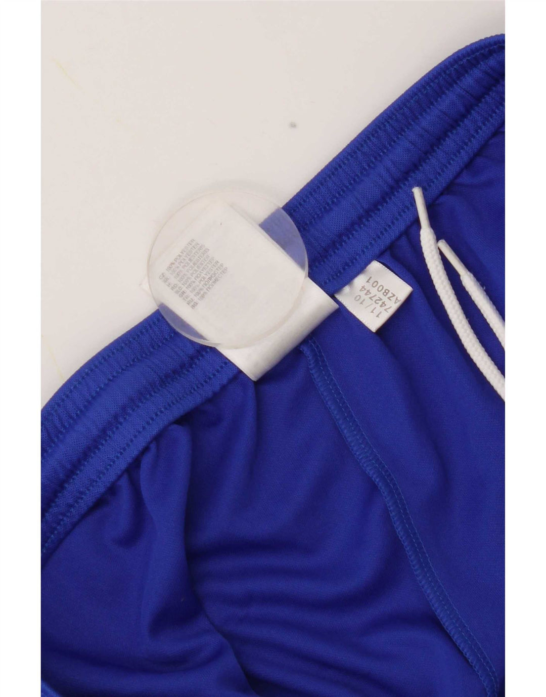 Pantaloncini sportivi Adidas Climalite da uomo grandi in poliestere blu
