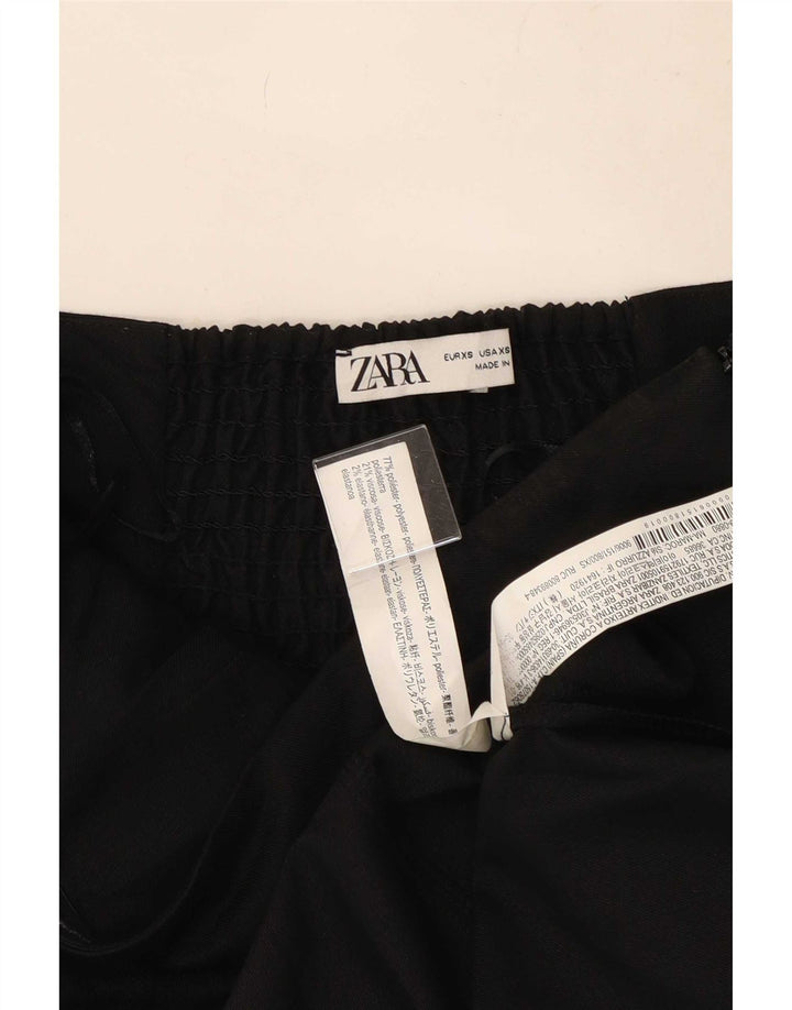 Abito senza spalline da donna Zara UK 4 XS poliestere nero