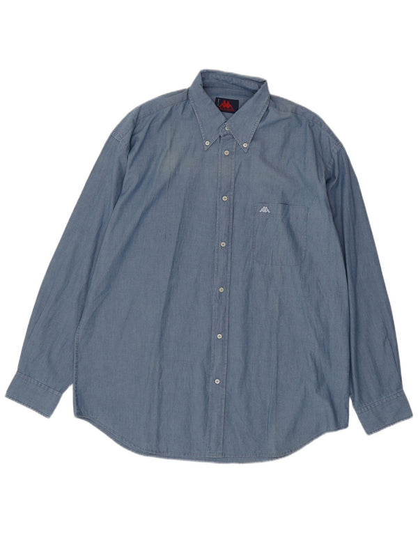 Camicia Uomo KAPPA XL Blu Cotone