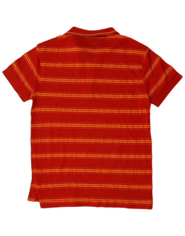 TOMMY HILFIGER Polo da uomo in cotone a righe rosse grandi