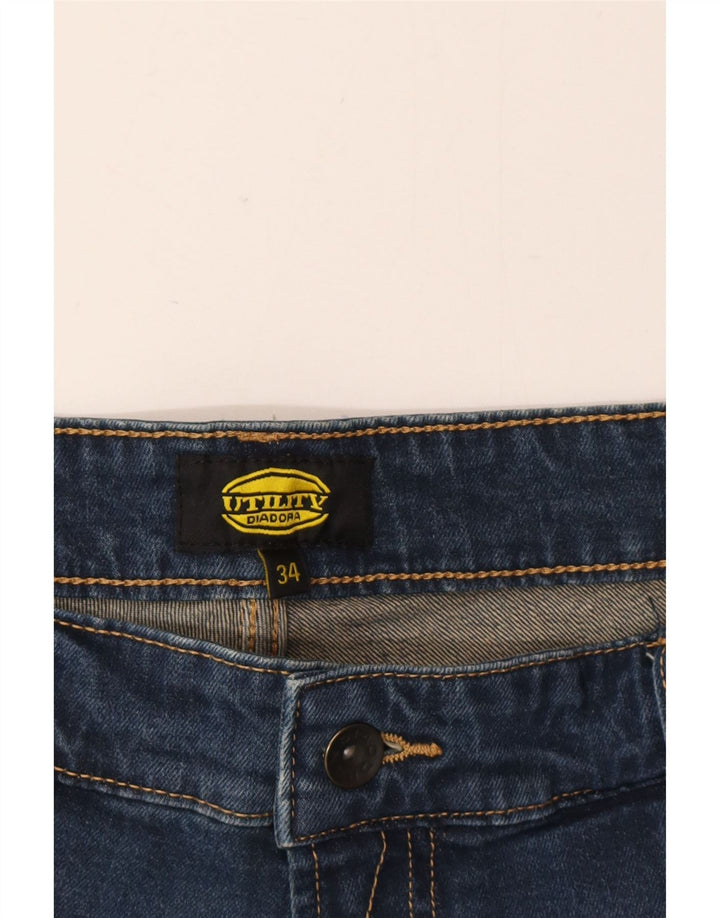 Jeans dritti da uomo Diadora W34 L30 Blu