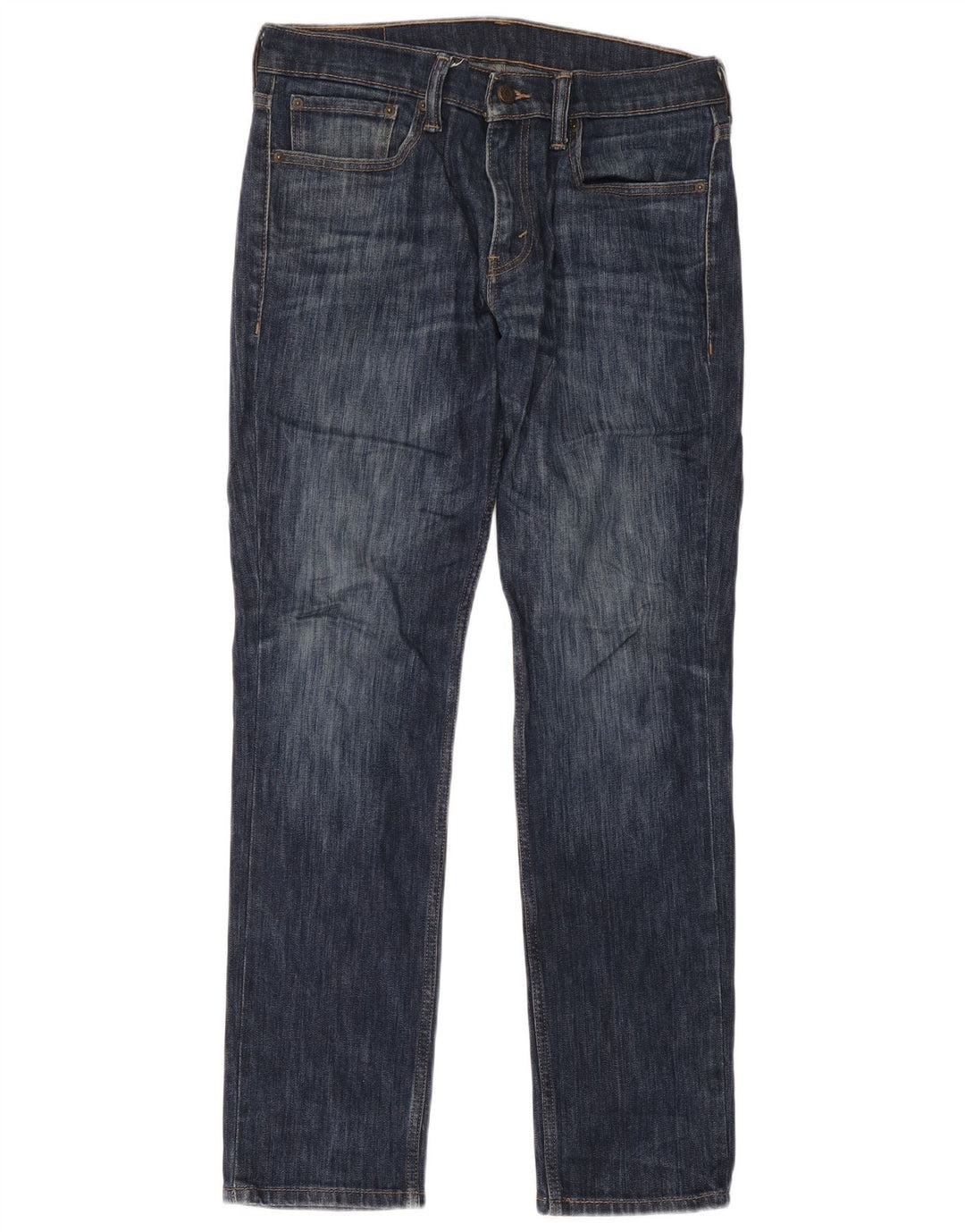 Levi's Uomo 511 Slim Jeans W32 L32 Cotone Blu Navy