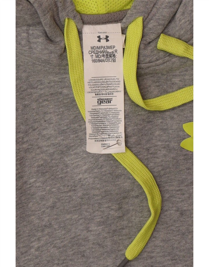 Felpa con cappuccio da donna Under Armour UK 14 Cotone grigio medio