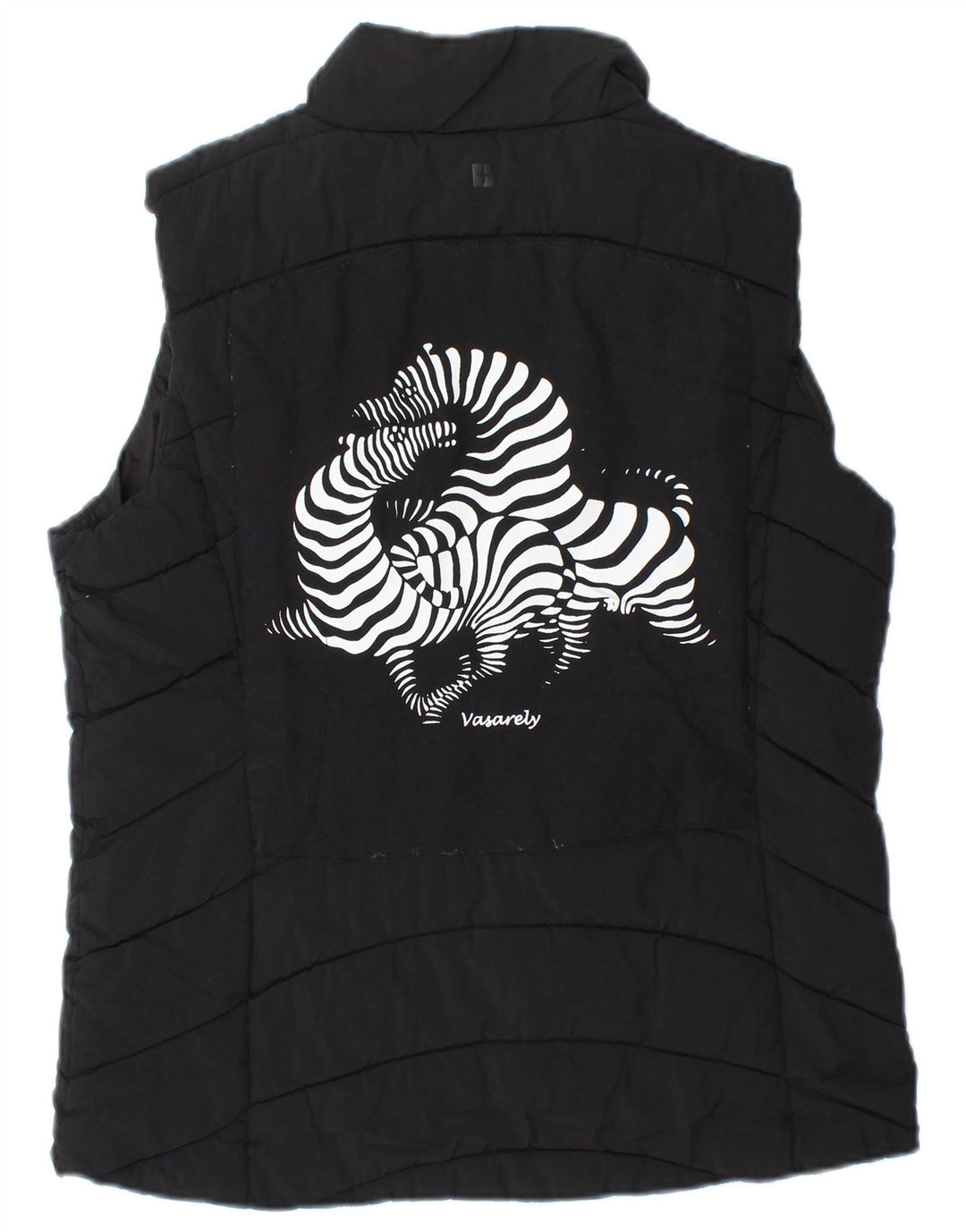 MOUNTAIN WAREHOUSE Gilet imbottito con grafica da donna UK 14 nylon nero medio