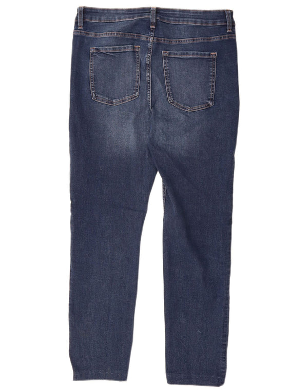 Marks & Spencer Donna The Lily Slim Jeans UK 14 Large W32 L26 Cotone blu