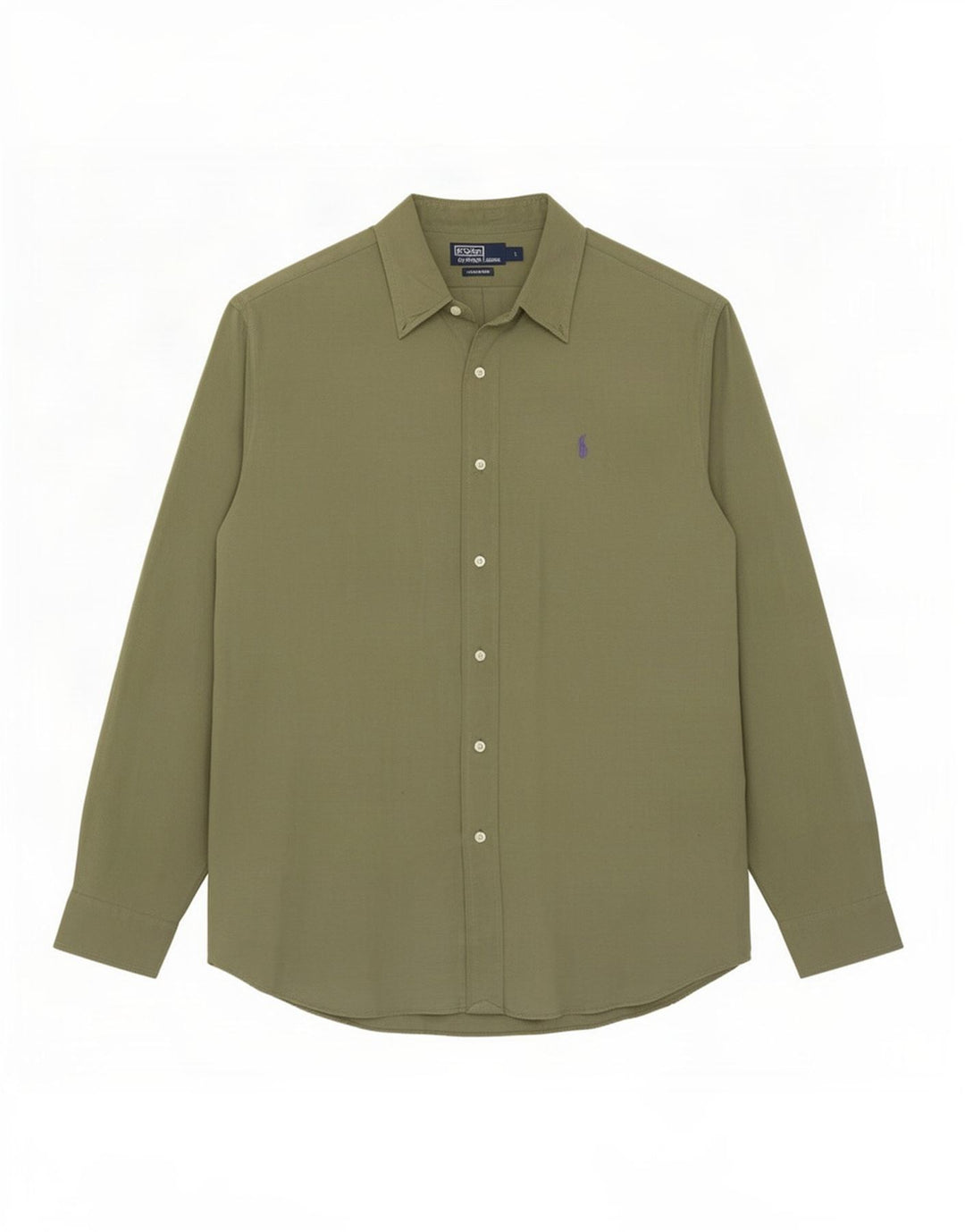 Polo Ralph Lauren Camicia Ellington da uomo grande in seta verde