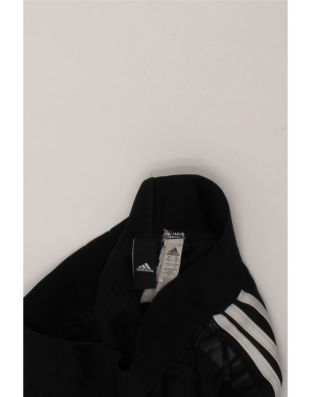 ADIDAS Womens Sport Shorts UK 0/2 2XS  Black Polyester Vintage Adidas and Second-Hand Adidas from Messina Hembry 