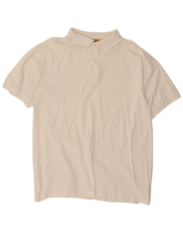 Polo Uomo Conte of Florence Large in Cotone Bianco