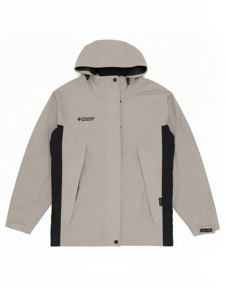 Giacca antipioggia con cappuccio Columbia Interchange da donna UK 10 Small Grey Colourblock