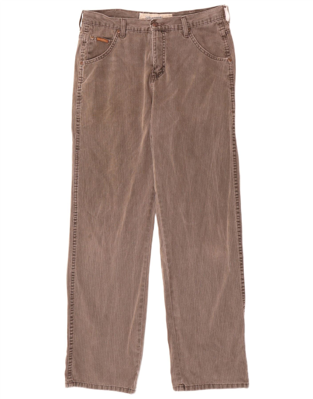 Pantaloni casual dritti Benton da uomo WRANGLER W32 L32 cotone grigio