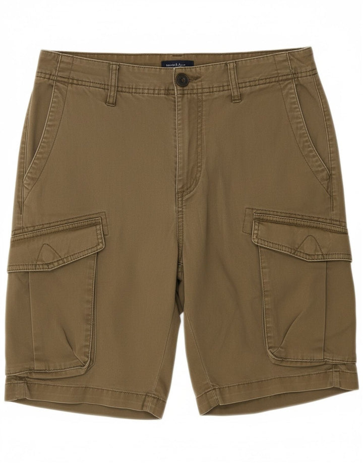 TIMBERLAND Mens Cargo Shorts W31 Medium  Khaki Cotton