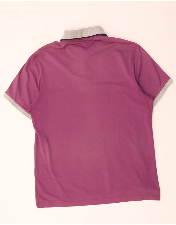 Polo Champion da uomo Heritage Fit Regular XL Viola Colourblock