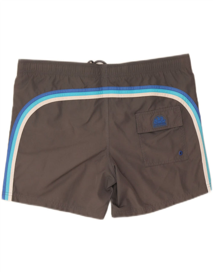 Pantaloncini da bagno da uomo Sundek XL Poliestere color block grigio