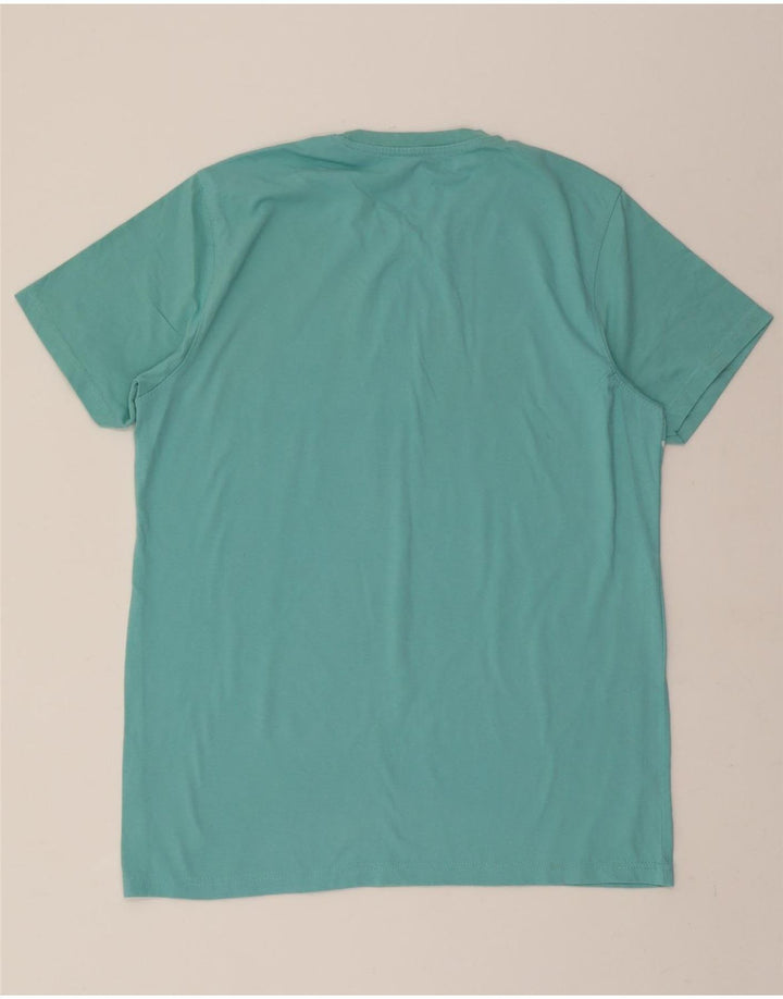 MOUNTAIN WAREHOUSE Mens IsoCool Graphic T-Shirt Top Large Blue Striped Vintage Mountain Warehouse and Second-Hand Mountain Warehouse from Messina Hembry 