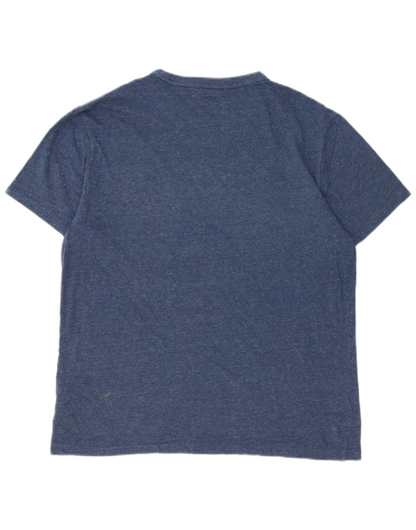 POLO RALPH LAUREN T-shirt da uomo Top medio in cotone blu navy