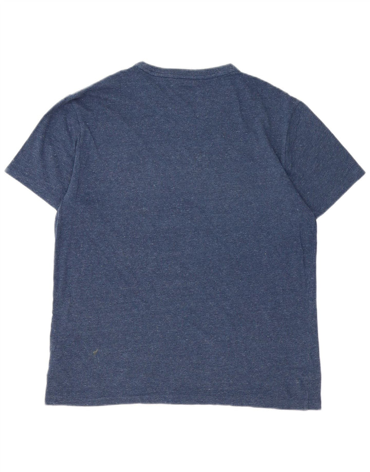 POLO RALPH LAUREN T-shirt da uomo Top medio in cotone blu navy