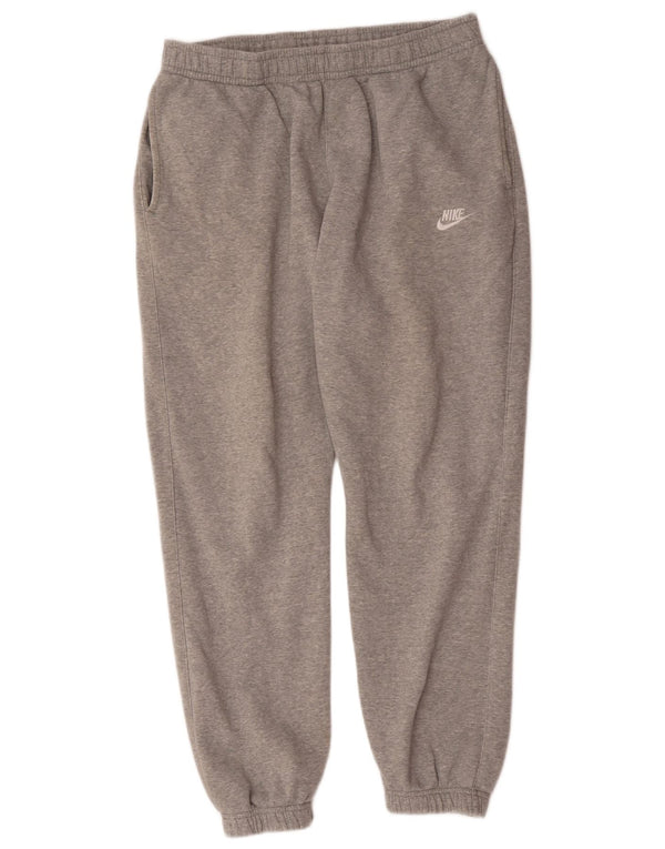 Nike Mens Tracksuit Trousers Joggers XL Grey Cotton