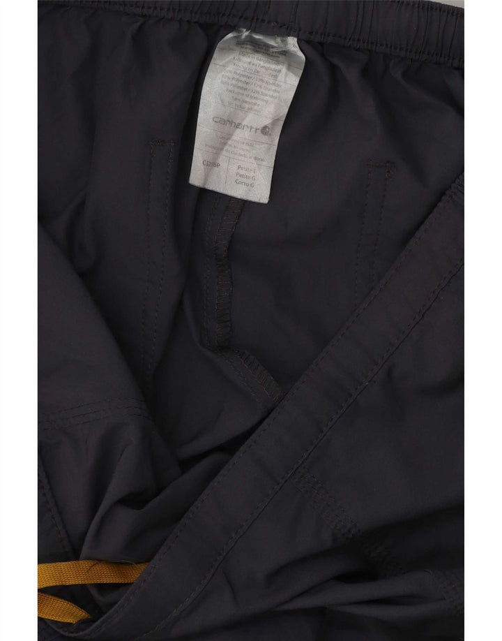 Pantaloni cargo dritti Petite da uomo Carhartt grandi W34 L28 poliestere grigio
